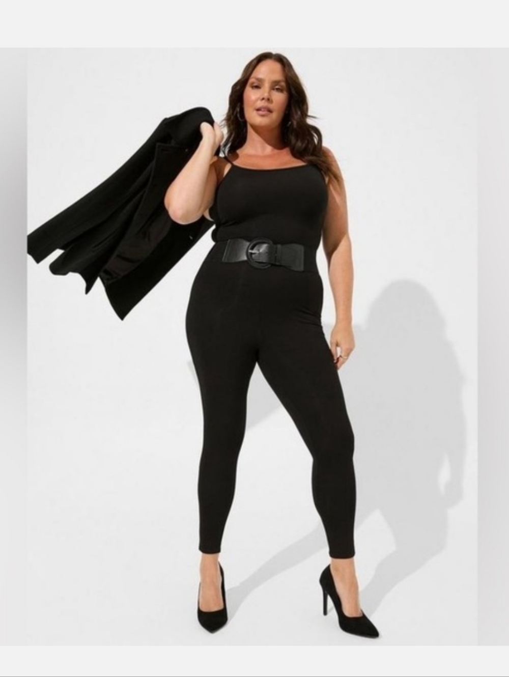 NWOT Torrid Black Cami Tank Skinny Leg Jumpsuit